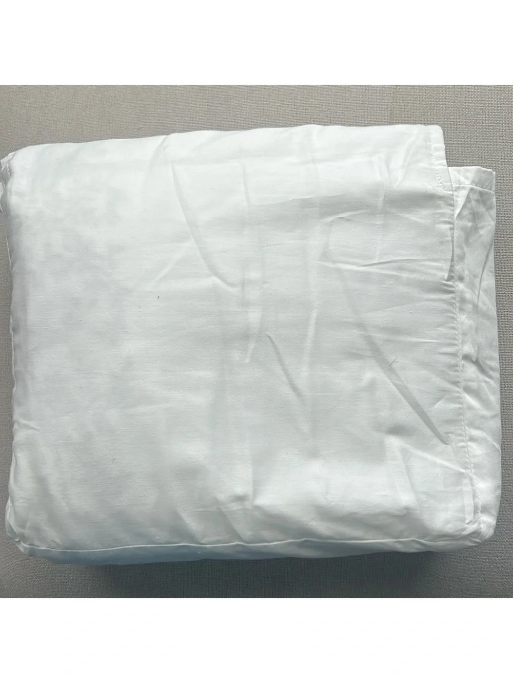 Ralph Lauren Eloise Embroidery Organic Cotton Duvet in Platinum Full/Queen NWT
